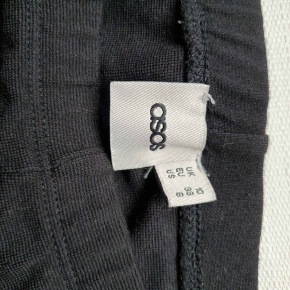 Asos Size 6 Black and White Leggings - Picture 3 of 5